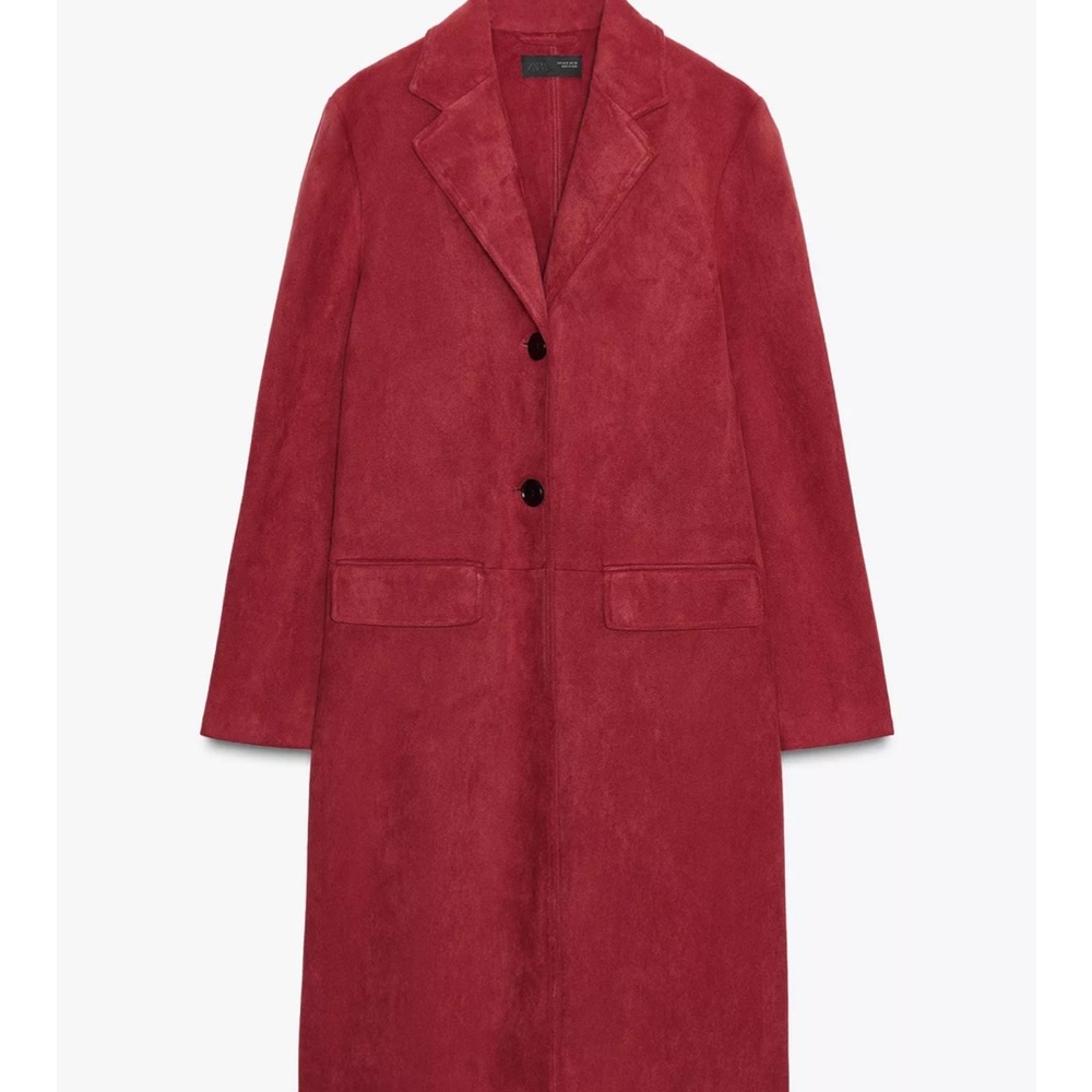 Zara Faux Suede Tailcoat